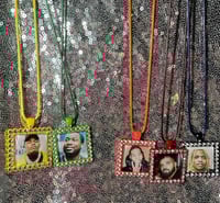 Image 1 of Choose your teen favorite rapper photo custom adjustable necklace 