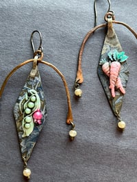 Image 3 of Kuchi veggie earrings