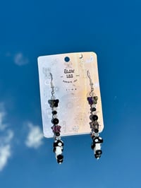 Image 3 of Midnight Mushroom Earrings