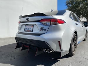 Image of 2019-2024 Toyota Corolla SE/XSE rear gurney flap