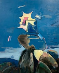 Image 2 of "København – Malerdrømme og tankestreger – Udsigt ved Langelinie" / 80x100 cm