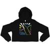 Female Zilly Big Boy No Dey Make Noise Crop Hoodie