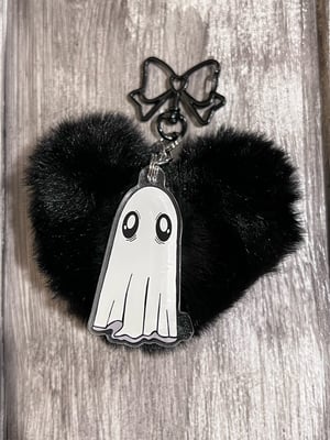 Gloomy Ghost Purse Charm