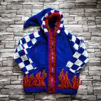 Image 3 of Custom knitted zip up jackets