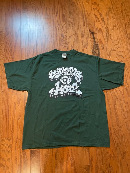 Image of STREETS OF HATE GREEN SHAKA WEAR TEE