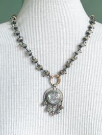 Image 4 of Kuchi opal necklace with quartz