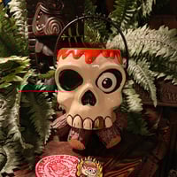 Image 1 of WHAT’S COOKIN’? Limited Edition “Bone Shakin’ White” 36 oz Tiki Mug 