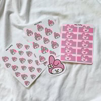 Image 1 of My Melody x blob stickers 