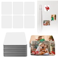 Image 7 of 10Pcs Sublimation Blanks Fridge Magnets Personalized Sublimation Blanks Products For Fridge Home Kit