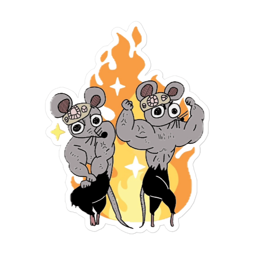 Image of Strong Mice Sticker