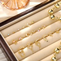 Image 3 of Golden Glow Nose Ring Set