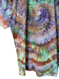 Image 4 of XXL Adult 100% Combed Cotton T-Shirt in Alchemy Spiral Ice Dye 