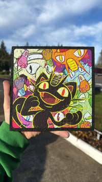 Image 3 of Le:10 “Meowthism Graphiti” Moodmat w/ @catnapz.art (6 available)