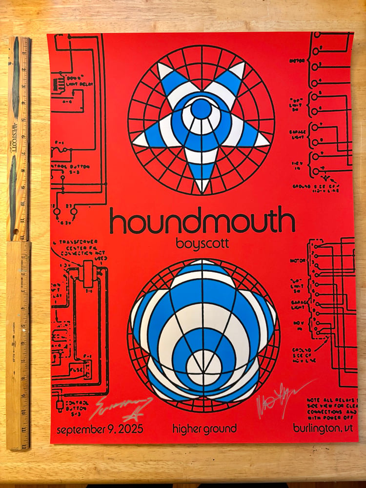 Image of Signed Houndmouth / Boyscott Posters 