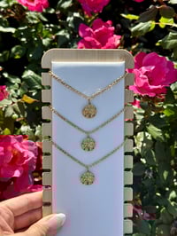 Image 2 of Sand Dollar Anklet| Waterproof 18k Gold Plating