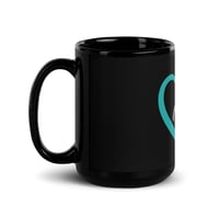 Image 1 of Different Not Less, Abilities, Strength, Respect (Black Glossy Mug)