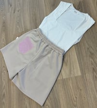 Image 4 of Diamanté pocket & white body set - 4 colours 