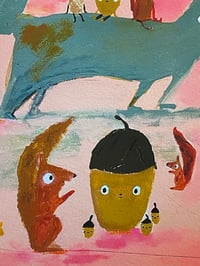 Image 2 of Under the Oak A Fine Art Print 9”x12” 