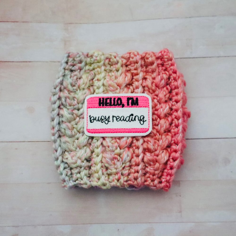 Image of Wheat Stitch Feltie Cup Cozy