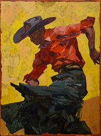 Image 1 of The Joy Of Resistance - 18x24" Acrylic on wood panel