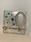 No Spill Spoon Rest Blue