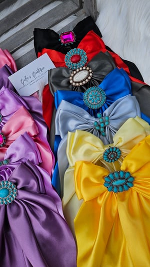 Image of Western Hair Bow Clip 