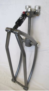 Image 2 of Tinworksinc Harley/Chopper/Bobber Single Shock Front End Girder USA Made