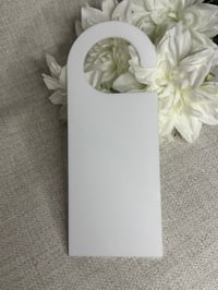 Image 3 of Acrylic Door Hanger Blank 