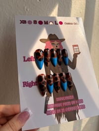 Image 1 of Blue Tortoise Nails 