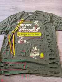 Xlarge Mickey camper lace destroyed 