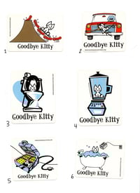 Image 2 of goodbye kitty stickers