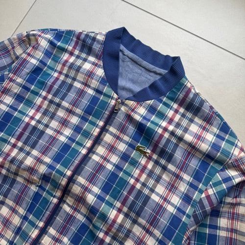 Image of 1980s Chemise Lacoste Reversible Bomber Jacket, Size large