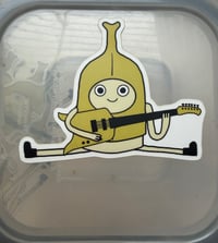 Image 2 of Flying microtonal Banana man 3” sticker