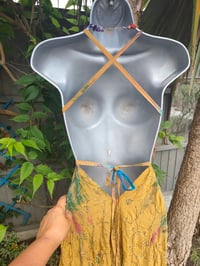 Image 10 of Mykonos Turquoise and blue tie dye jewelled jumpsuit