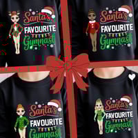 Image 1 of Custom Christmas Gymnast Jumper