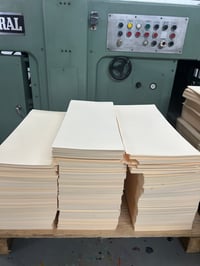 Image 1 of 10x24 Sheets of 100lb Manila Cardstock ($10 per 100 sheets)