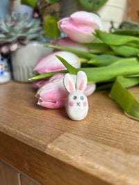 Image 8 of Ceramic Cute Pink Cheek Bunny