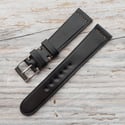 Horween Shell Cordovan Strap / 40's Style - Black