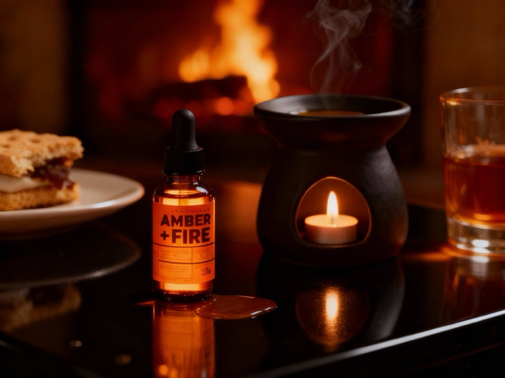 Image of AMBER + FIRE AMBIANCE BURNING OIL