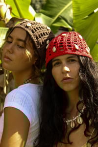 Image 2 of Shell Crochet Beanie