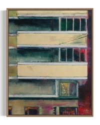 Image 6 of Painting / maleri / "Christianshavn – Malerdrømme og tankestreger – Lagkagehuset" / 80x100 cm