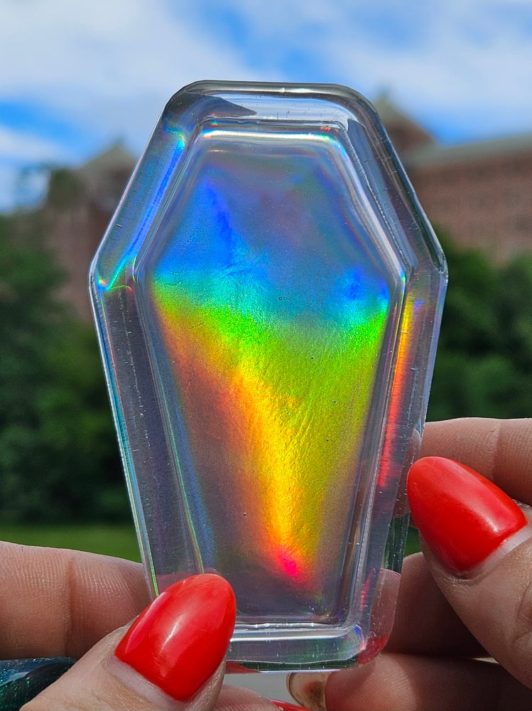 Image of Holographic Mini Coffin Tray