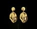 Image of Gold Designed Clip-On Earrings 