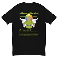 Image 1 of The Rainbow Angel Fitted  T-shirt
