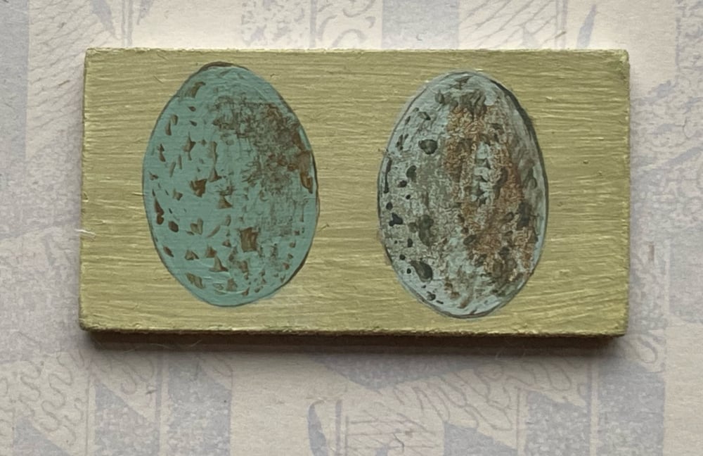 Image of Miniature egg painting E