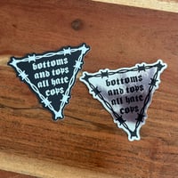 Bottoms and Tops All Hate Cops Sticker