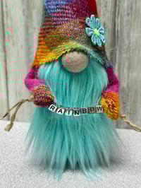 Image 2 of Harris Tweed Wee Rainbow Gnome