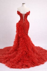 Image 3 of Inferno Bloom Prom Dress