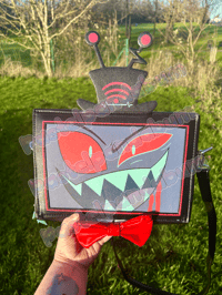 Image 5 of Hazbin Hotel Vox the TV Demon Cross Body Bag