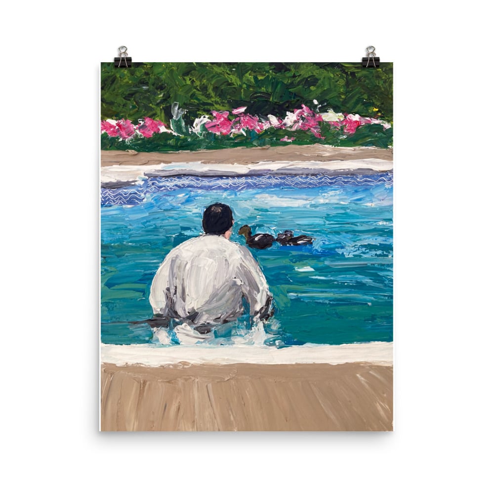 Image of Tony and the ducks prints